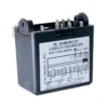 A black rectangular relay module labeled RL 30 MICRO ST with connection pins on top, designed as a water level regulator for the Izzo Vivi/Alex (110V), featuring a schematic diagram and technical specs on the front.