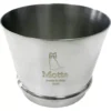 A stainless steel bowl with a simple cat illustration and Motta made in Italy 2479 engraved on the front, perfect for use with the Motta Coffee Grinder Funnel - 60mm height. © 2025 1st-line.com