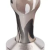 The Motta 06481/58 Mimetic Espresso Coffee Tamper features a 58mm stainless steel base with Motta Made in Italy engraving and a multicolored, abstract-patterned handle. © 2025 1st-line.com
