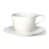 The notNeutral FINA Latte Cup & Saucer - 7.5 oz is shown on a plain white background, with the cup sitting neatly on its matching round saucer. © 2025 1st-line.com