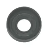 A black rubber or plastic circular gasket with a central hole, compatible with the Lelit 9500021 Spring Holder for Top Spring for Top Screw Reservoir, shown from above on a plain white background. © 2025 1st-line.com