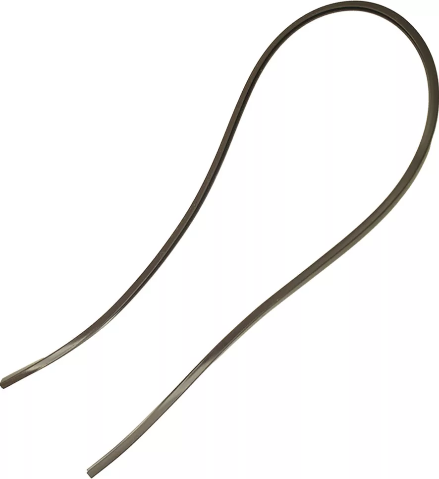 A brown plastic headband with open ends and a U-shaped curve is displayed on a white background, resembling the Lelit 8600011 Gasket for Top Cover. © 2025 1st-line.com