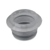 The Lelit 3700029 Multicolored Insert for Switch Assembly is a translucent plastic adapter with ridged sides and a flange, designed for connecting components, shown isolated on a white background. © 2025 1st-line.com