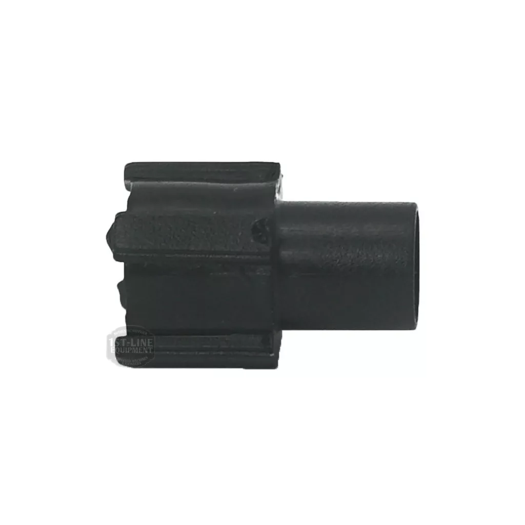 The Lelit 3700057 Switch Adapter for Switch Assembly is a black plastic automotive sensor connector with a cylindrical end and grooved sides, shown against a white background. © 2025 1st-line.com