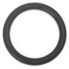 The Lelit MC8700041 O-Ring for Bottom of Wood Foot, shown in black against a white background, forms a smooth, seamless circle. © 2025 1st-line.com