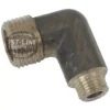 The BE.208 GROUP ELBOW FITTING is a metallic 90-degree elbow with threaded ends for connecting two pipes at a right angle, labeled TST-LINE EQUIPMENT BE.208 and featuring a slightly worn surface. © 2025 1st-line.com
