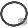 A BF.220 RUBBER RING O-ring gasket with a smooth black rubber surface is shown on a white background, featuring the 1st-Line Equipment Espresso Machines & Grinders logo in the lower right corner. © 2025 1st-line.com