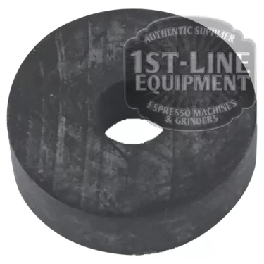 A BF.276 Rubber Gasket 13x4x4 mm, black and round with a central hole, is shown on a white background with a semi-transparent 1st-Line Equipment logo in the upper right corner. © 2025 1st-line.com