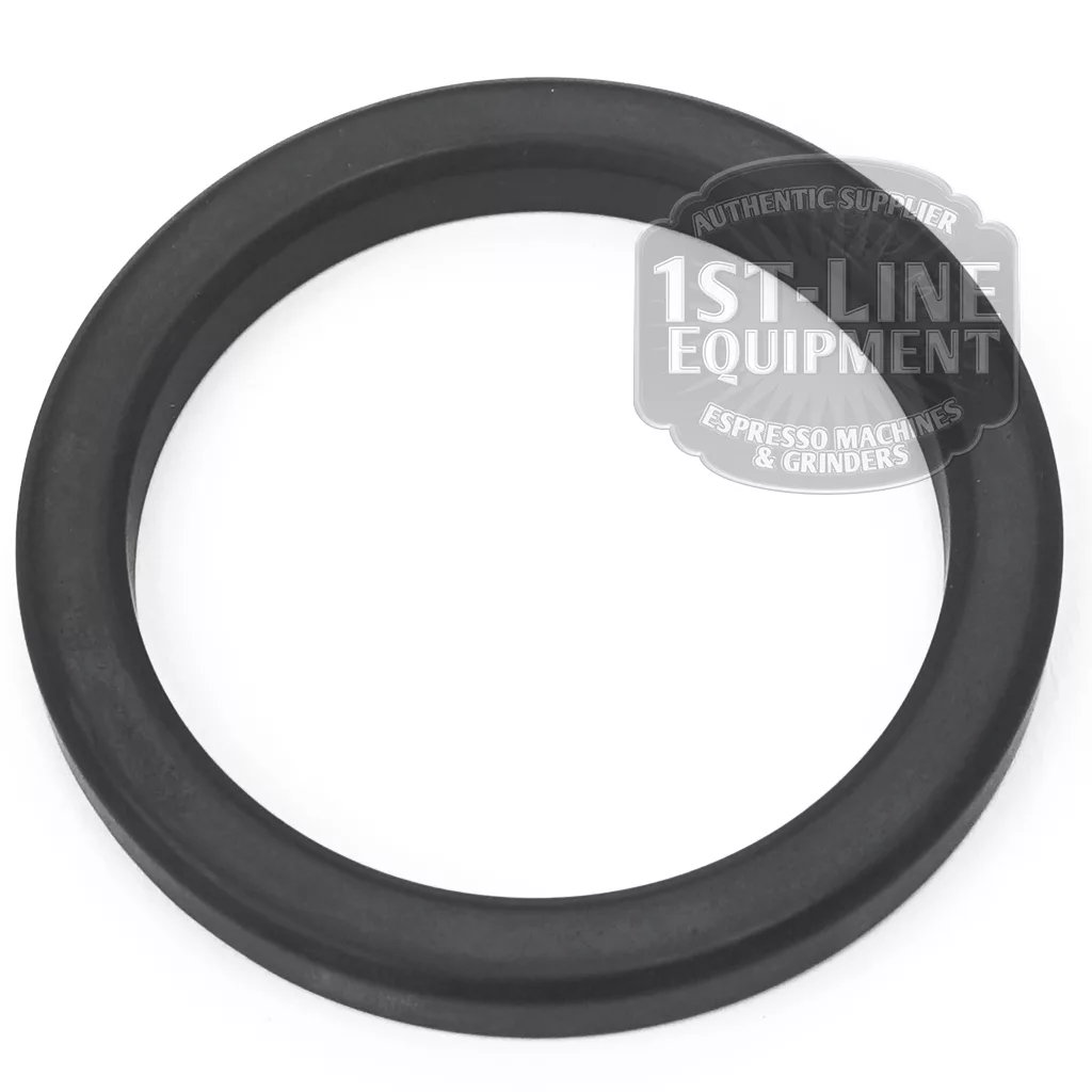 A BF.865 Filter Holder Gasket 72.5x57x8mm is shown on a white background with a semi-transparent 1st Line Equipment logo partially overlapping the image’s top right side. © 2025 1st-line.com