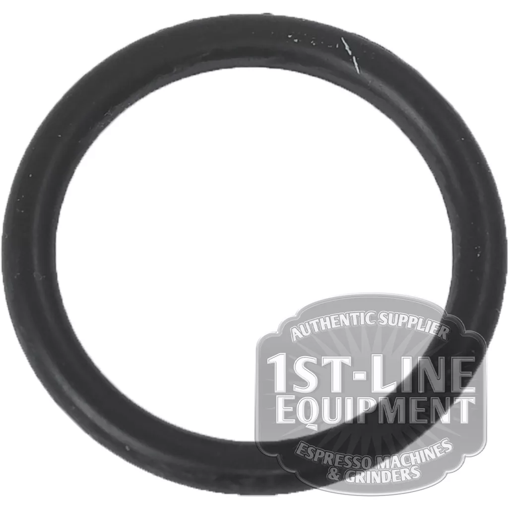 A black BF..26 VALVE INFUSION VITON O-RING 25.08x3.5 mm appears with the 1st-Line Equipment Espresso Machines & Grinders logo partially covering the lower right corner of the image. © 2025 1st-line.com