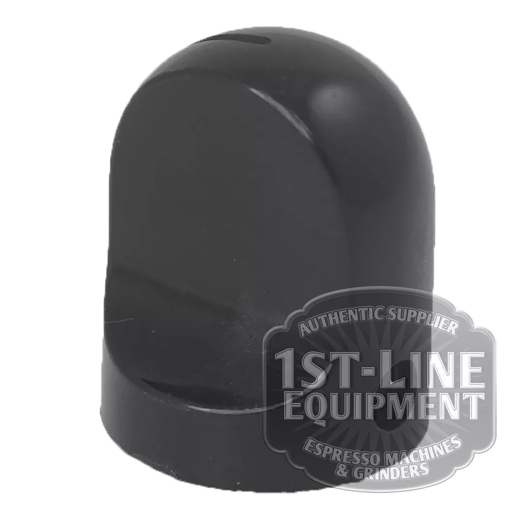 A black, dome-shaped plastic cap with a slot on top—designed for BF.155 SWITCH HANDLES—rests on a white background. The 1st-Line Equipment logo appears in the lower right corner. © 2025 1st-line.com