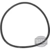 A black rubber Brasilia Heating Element/Boiler Gasket 71.12x2.62 mm is displayed on a white background with a 1st-Line Equipment authenticity badge in the lower right corner. © 2025 1st-line.com