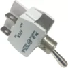 A close-up of the Isomac 000234 Power Switch shows its white plastic housing, metal toggle and terminals, and 20A 125/250VAC labeling, with an angled view highlighting both the lever and connection points. © 2025 1st-line.com
