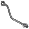 A metal crank handle with a circular attachment point and bent shaft, designed for manual rotation of Brasilia CENTURY AMERICA STEAM PIPE machinery or equipment. © 2025 1st-line.com