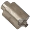 The BF.154 INFUSION VALVE is a cylindrical metal part with a stepped design and threaded end, pictured on a white background with a partially visible 1st-Line Equipment watermark. © 2025 1st-line.com