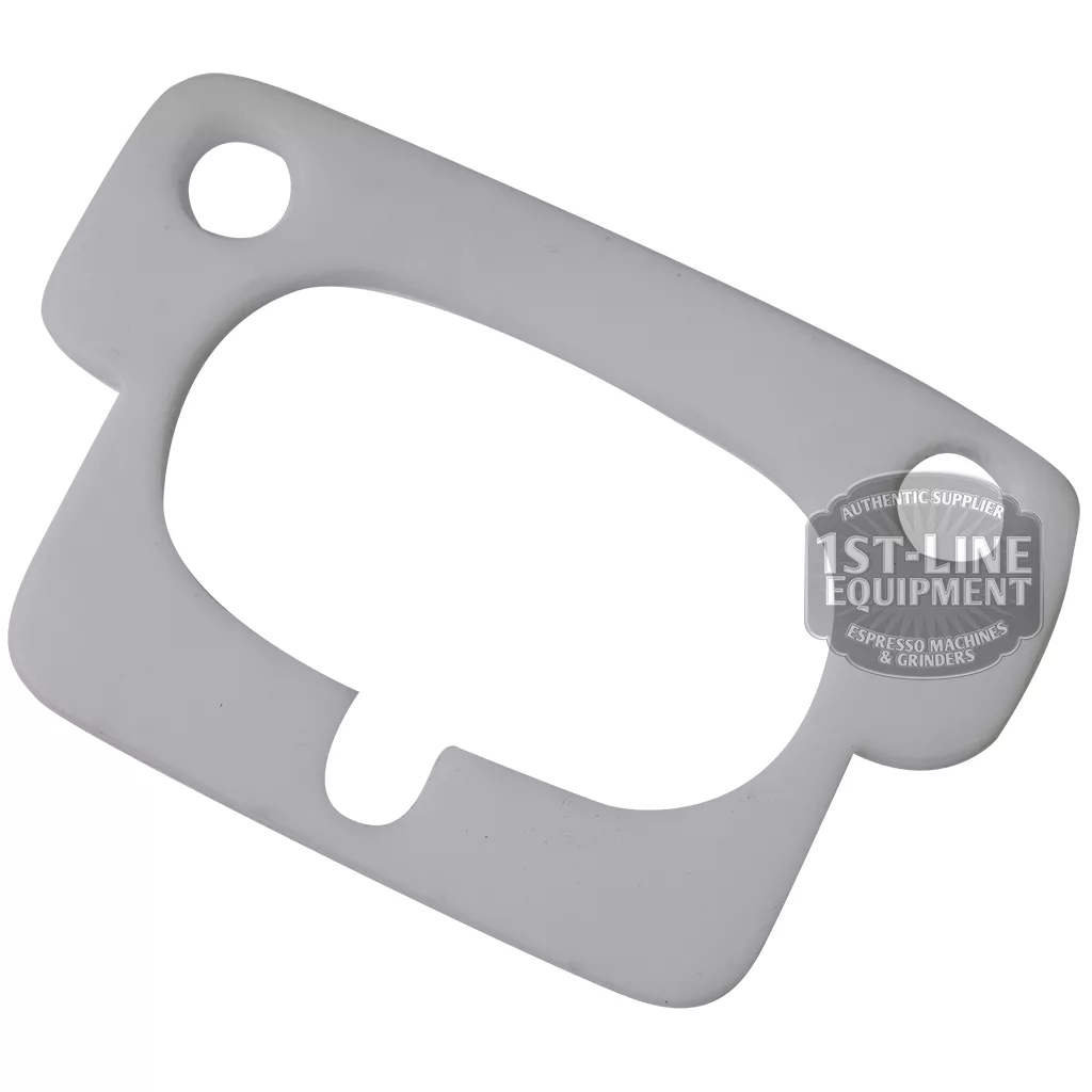 The BF.269 PTFE Group Gasket features an irregular oval cutout, a small corner hole, and a bottom notch. Photographed on a white background with a “1st-Line Equipment” watermark. © 2025 1st-line.com