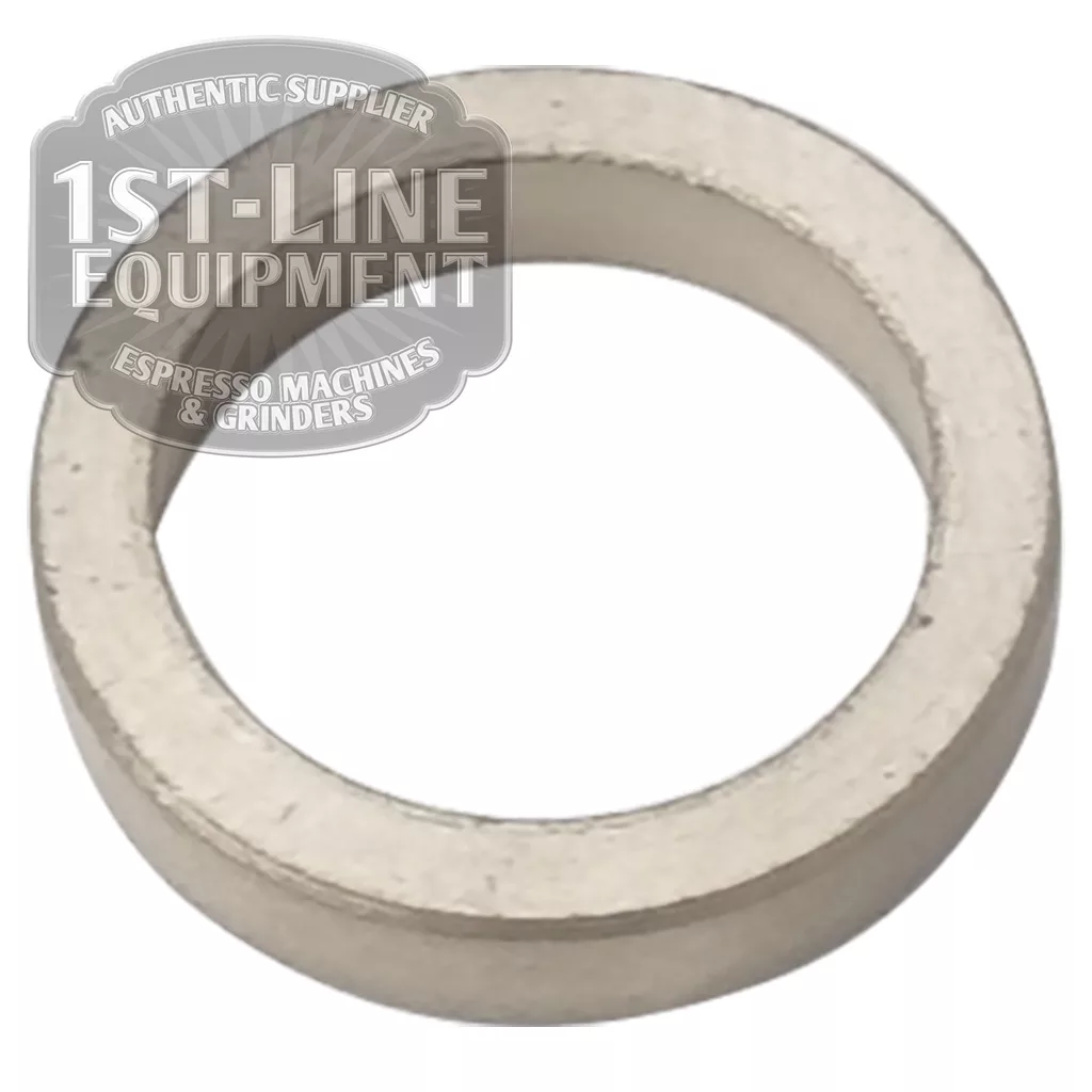 The BF.275 BRASS WASHER is shown against a white background, with a watermark stating 1st-Line Equipment, Authentic Supplier, Espresso Machines & Grinders. © 2025 1st-line.com