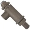 The BF...7 COMPLETE WATER/STEAM TAP is a metal compression fitting with a T-shaped body and two threaded ends, ideal for connecting pipes or tubing in plumbing and industrial water or steam tap installations. © 2025 1st-line.com