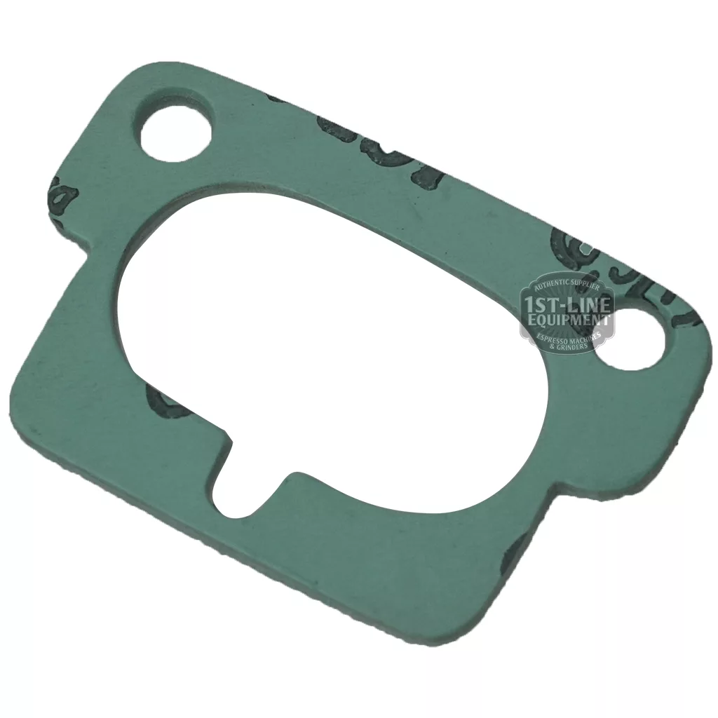 The BF..78 ALIMENTARY GROUP GASKET is a rectangular green gasket featuring two circular holes in the top corners and a large irregular central opening, shown on a white background. © 2025 1st-line.com