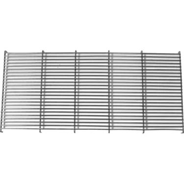 The Elektra 02459082 Drip Tray Grid is a rectangular stainless steel wire rack with evenly spaced horizontal bars, shown from above on a white background—perfect for use with a drip tray below. © 2025 1st-line.com
