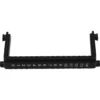 A black rectangular plastic Lelit 3700072 Water Tank/Reservoir Handle with raised edges and white numbers 0 to 14 printed along one side. © 2025 1st-line.com