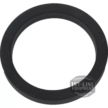 A black rubber gasket (C...13, 53mm diameter) is shown on a white background. A transparent “1st-Line Equipment” watermark appears in the lower right. Ideal for shower applications. © 2025 1st-line.com