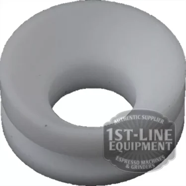 A C..213 STEAM PIPE PTFE GASKET, white and round with a central hole, designed for steam pipe use, is shown against a plain background. The 1st-Line Equipment logo appears partially in the bottom right corner. © 2025 1st-line.com