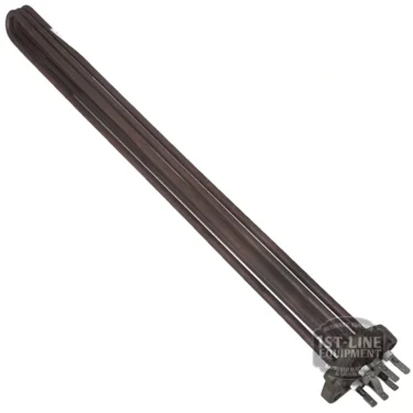 A Cimbali C..329 RESISTANCE 3GR 5750W 110V metal heating element features three long, dark parallel rods on a rectangular base with electrical connectors. The image displays a watermark reading 1ST-LINE EQUIPMENT. © 2025 1st-line.com