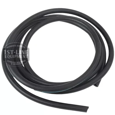 A coiled black rubber hose labeled 1st-Line Equipment is partially visible on the left, featuring sturdy V...51 8x17mm 20 ATM PIPE construction. © 2025 1st-line.com