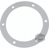 A gray, circular Cimbali PTFE Boiler Gasket (180x140x3mm) with five evenly spaced edge holes is displayed on a white background. The 1st-Line Equipment logo appears in the lower right, suitable for Cimbali machines. © 2025 1st-line.com