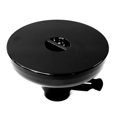 A tinted, short bean hopper assembly for the Eureka 5215.0000KFN, shown against a white background, featuring the same sleek design as this model’s accessories. © 2025 1st-line.com