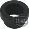 C...41 LEVEL RUBBER GASKET, a black, ring-shaped rubber gasket, is shown against a white background with a 1st-Line Equipment Authentic Supplier Espresso Machines & Grinders watermark. © 2025 1st-line.com