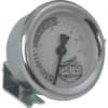 The Ascaso I.1622 2.5 BAR Gauge/Manometer for steam boiler pressure is a round metal gauge with a needle (shown at about 1.5 bar), PSI and Steam markings, mounted on a metal bracket with front logo and text partially visible. © 2025 1st-line.com