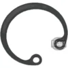 The C..281 SEEGER is a black circular retaining ring with a small hole near the open end, designed to secure parts on a shaft. The image contains a 1st-Line Equipment watermark. © 2025 1st-line.com