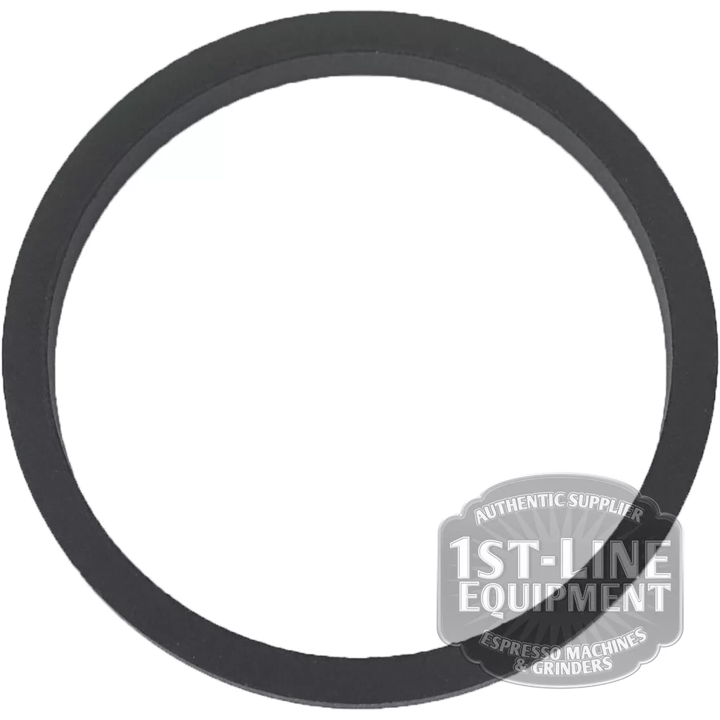 The C..402 SPECIAL GASKET, a black circular gasket with a flat profile, is displayed on a white background with a semi-transparent 1st-Line Equipment logo in the lower right corner. © 2025 1st-line.com
