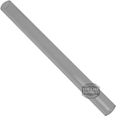 The C..477 12 X 135mm LEVEL CRYSTAL, a clear cylindrical plastic tube, is displayed diagonally on a white background with a 1st-Line Equipment watermark in the lower right corner. © 2025 1st-line.com