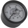 The V..203 SINGLE SCALE PUMP PRESSURE GAUGE features a round design with black numbers and markings on a white face, measures up to 25 bar, reads 2 bar on the needle, and has 1st-Line Equipment branding in the center. © 2025 1st-line.com