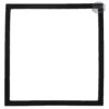 A simple black square frame with a thin border on a white background features the V..703 RUBBER KNOCK BOX SUPPLEMENTAL GASKET. A small 1st-Line Equipment logo appears in the upper right corner. © 2025 1st-line.com