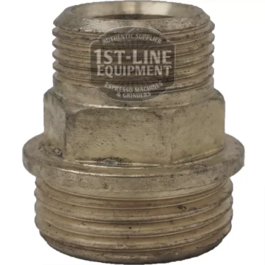 The V..530 3/4m-1m FITTING, a metal threaded adapter often used in espresso machines, shows visible wear with the 1st-Line Equipment logo watermark across the top. © 2025 1st-line.com