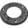 The ECM G1140 Stainless Steel Grinding Adjustment Gear is circular, features numbered teeth (1–9), and has arrows labeled FINE/COARSE and FEIN/GROB to show adjustment directions in English and German. © 2025 1st-line.com