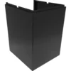 The Olympia Anthracite Body Panel is a rectangular, metal corner guard in anthracite black with a 90-degree angle, designed to protect wall corners from damage. © 2025 1st-line.com