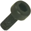 A close-up of the black Eureka 6060.0143 Portafilter Fork Screw, featuring a cylindrical head and threaded body, commonly used in mechanical assembly as a portafilter fork screw. © 2025 1st-line.com