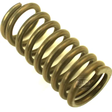 A close-up of the Faema E61 Spring Expansion Valve, featuring a tightly wound metal coil with a bronze finish and helical shape, ideal for the espresso machine, set against a white background. © 2025 1st-line.com