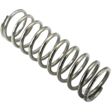 A close-up of the Middle Infusion Spring for E61 Grouphead, shown diagonally on a white background—an essential metallic compression spring for your coffee machine. © 2025 1st-line.com