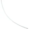 The Bezzera 5194601 Hose, clear and flexible, is displayed on a white background with a gentle curve from the top left to the bottom right. © 2025 1st-line.com