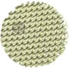 A close-up of a round, textured, metallic mesh screen with a repeating diamond pattern, like that found in a CA.317 FILTER. The shiny, reflective surface catches the light on its raised areas. © 2025 1st-line.com