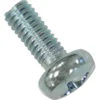 A close-up of the Lelit 9100017 Screw, featuring a silver, slotted pan head and partially threaded shank, viewed at an angle. © 2025 1st-line.com