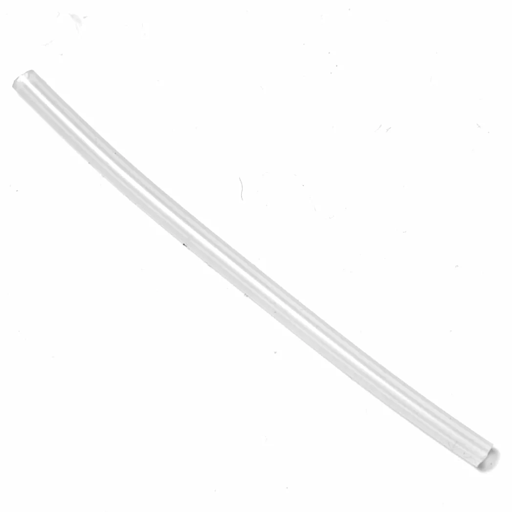 A single transparent plastic drinking straw is shown on a plain white background, resembling the simplicity of machine parts like the Lelit 9500022 Washer. © 2025 1st-line.com