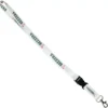 The Bezzera 9940226 Lanyard is white with BEZZERA text and a red logo printed along its length. It has a black plastic buckle and a metal hook clasp at the end. © 2025 1st-line.com