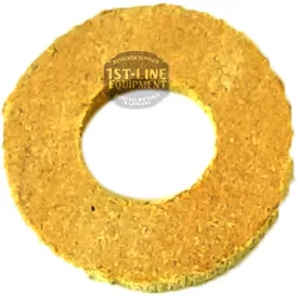The CA.255 COLLECTOR ALIMENTARY GASKET is a round, flat gasket with a large central hole, donut-shaped and displayed against a white background. © 2025 1st-line.com